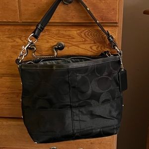 Coach C pattern shoulder bag